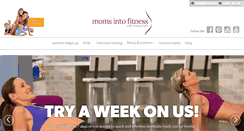 Desktop Screenshot of momsintofitness.com